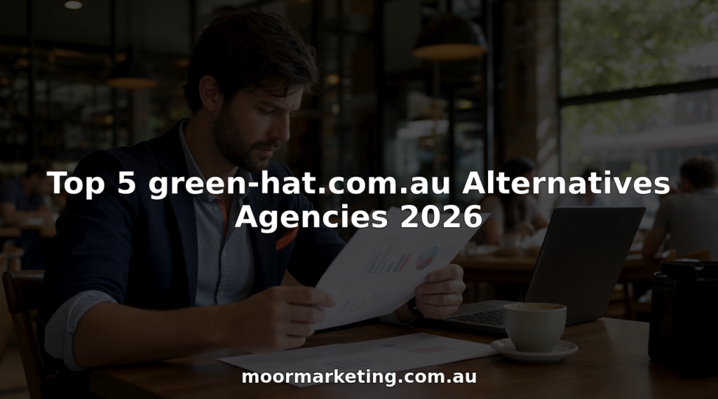 Marketing strategist reviewing client reports in modern office
