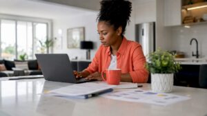Marketing specialist working on ecommerce email and ads