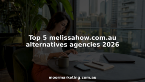 Marketing manager reviewing agency comparison reports