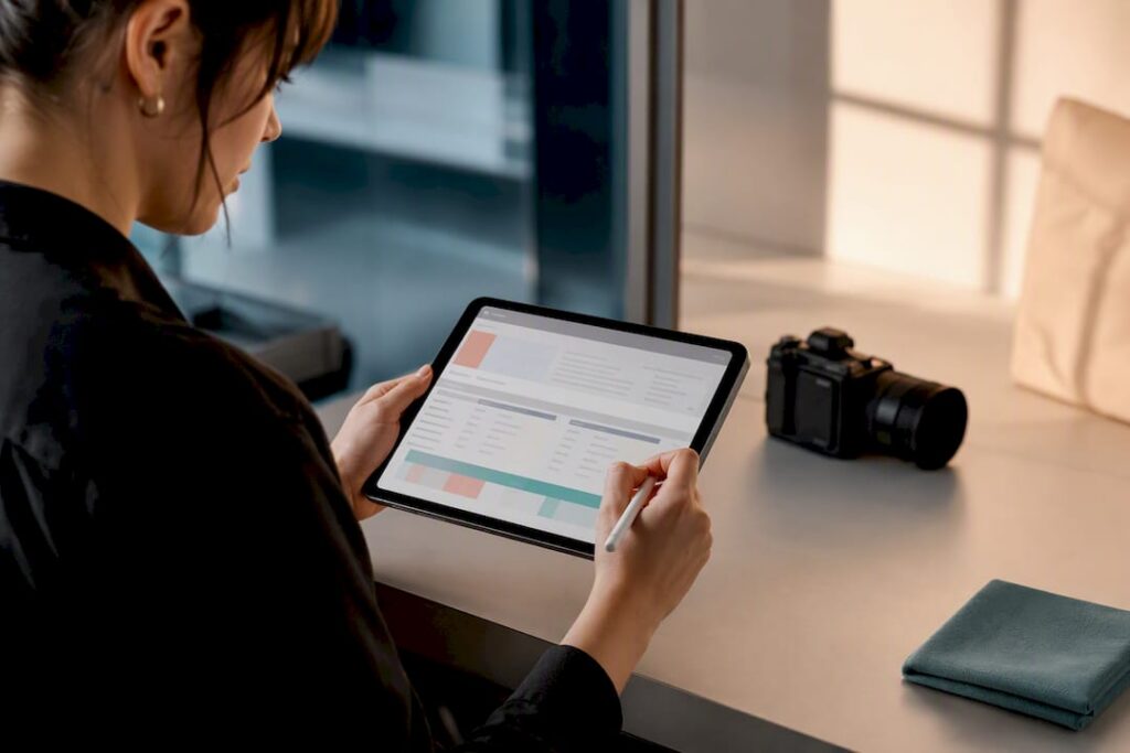 Marketer auditing an ecommerce product feed